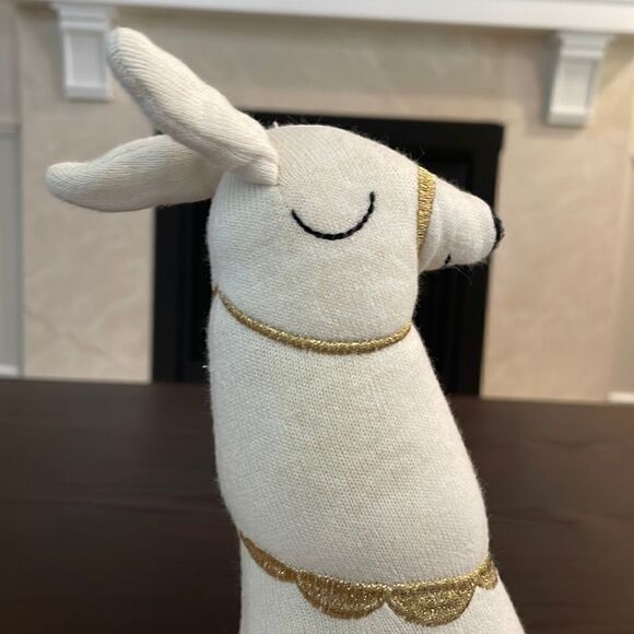 QueenWest Trading Post Company Alpaca Lama Stuffed Animal Good Condition 13.5” - Picture 5 of 6